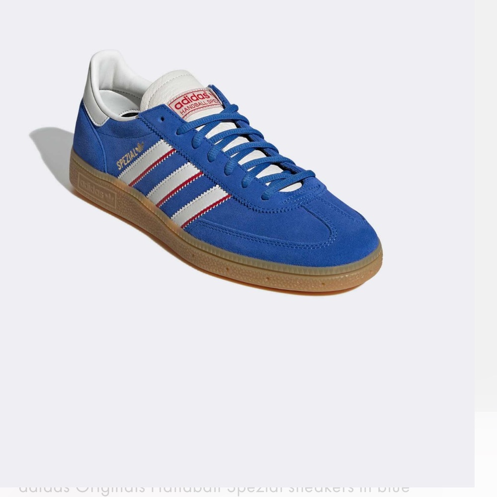 Adidas Spezial Blue and White Sneakers